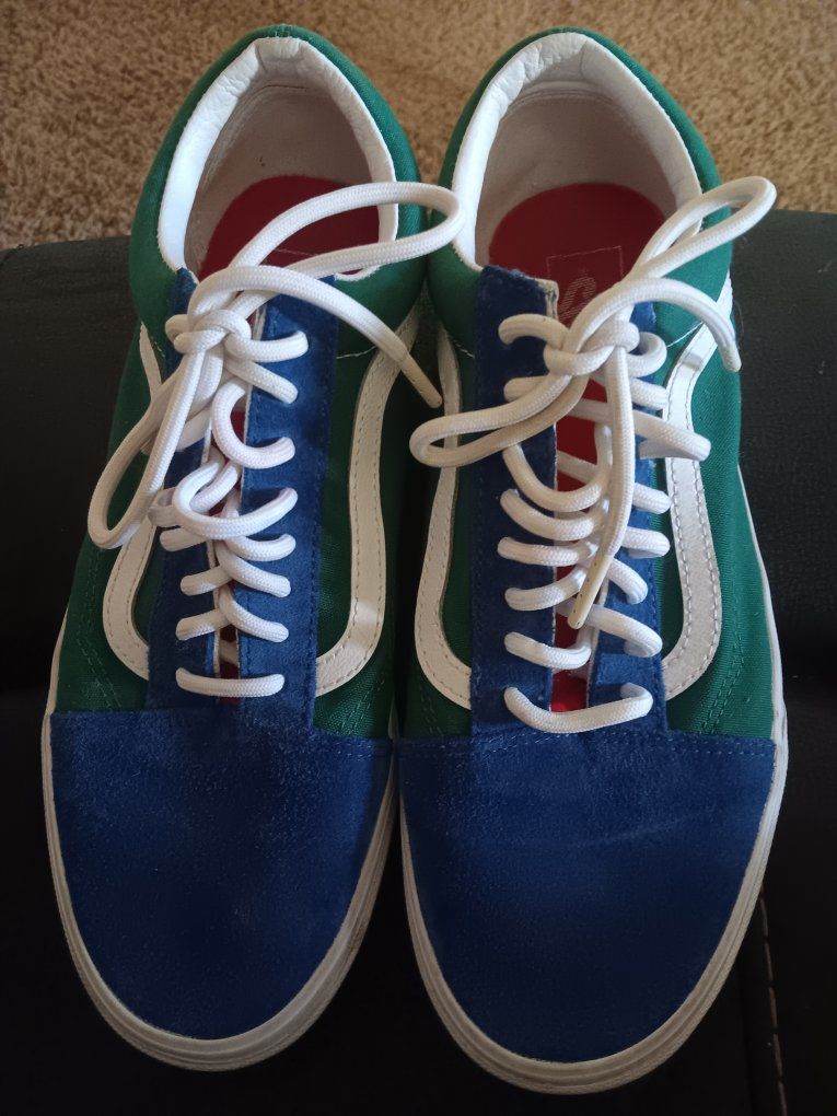 Vans Old Skool Yacht Club Multi-Color Shoes Men's Size 9.5 / Women's 11