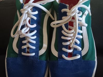 Vans Old Skool Yacht Club Multi-Color Shoes Men's Size 9.5 / Women's 11