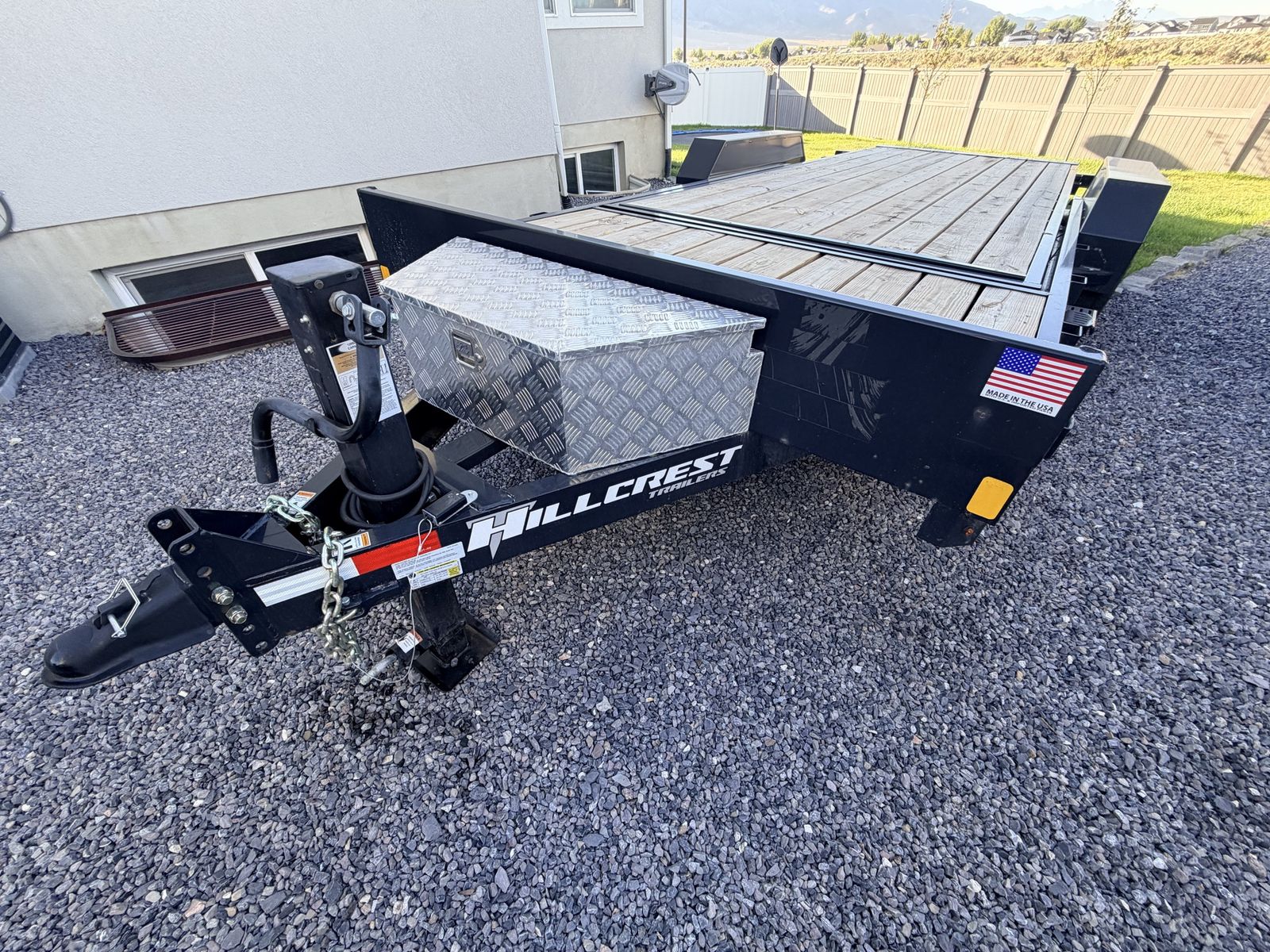 2025 Hillcrest 7X20 Tilt Trailer- Double Axle