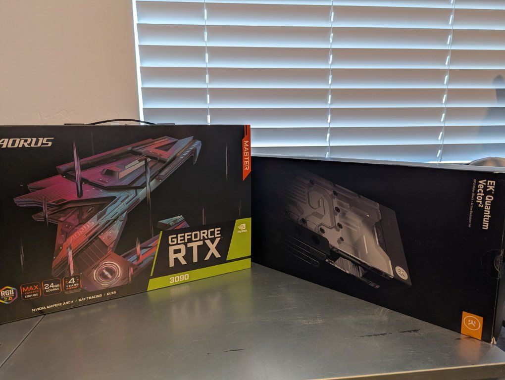 RTX 3090 with water block