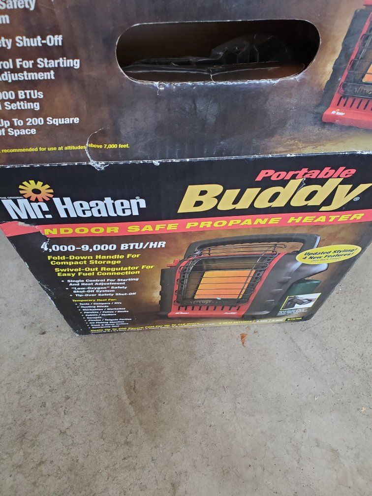 unused mr heater propane tough buddy