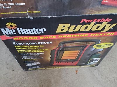 unused mr heater propane tough buddy