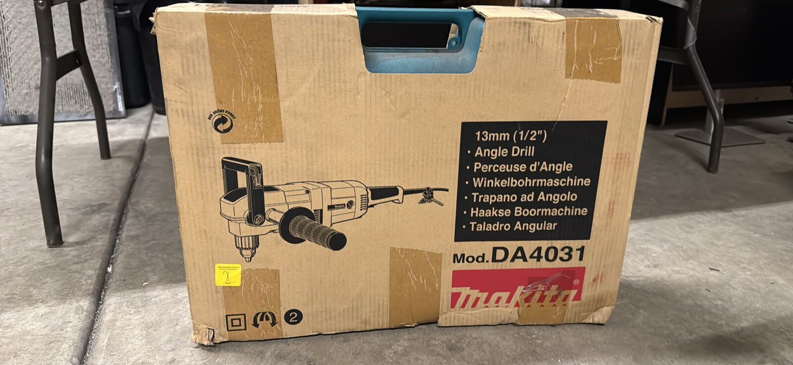 Makita 1/2” drive angle drill model DA4031
