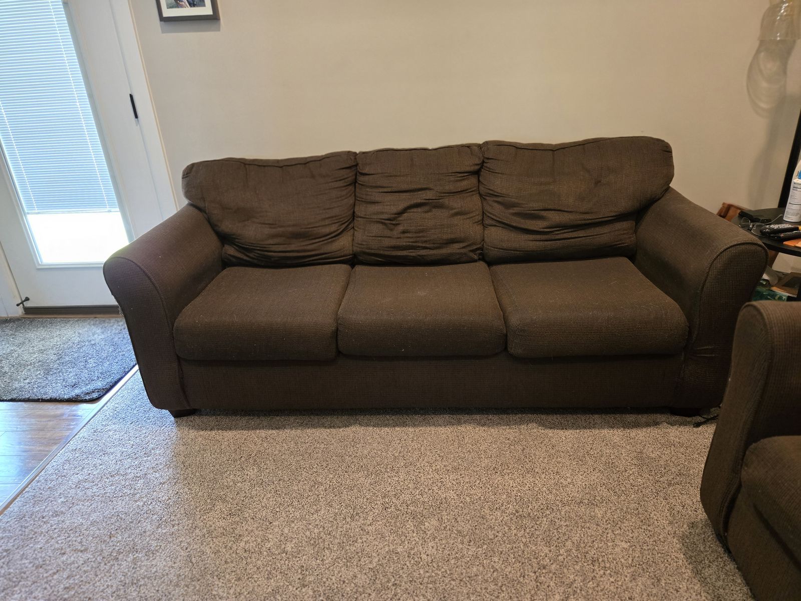 Loveseat and couch