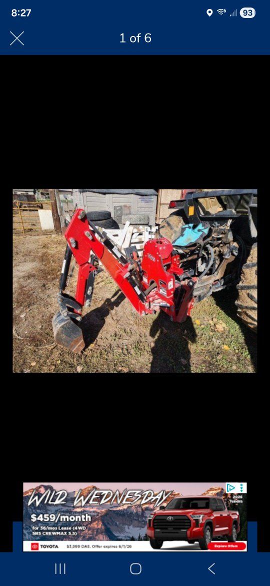Backhoe attachment