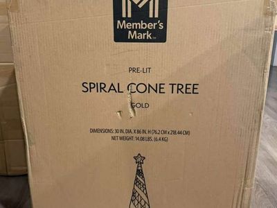 Christmas Decor - Spiral Cone Tree