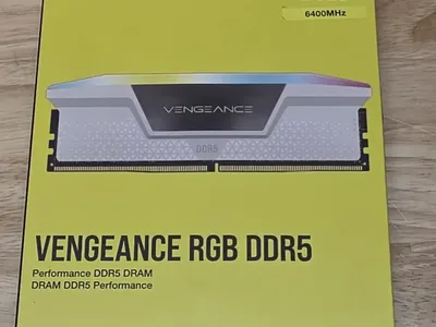 CORSAIR Vengeance RGB 64GB (2 x 32GB) DDR5 6400MHz Desktop Memory