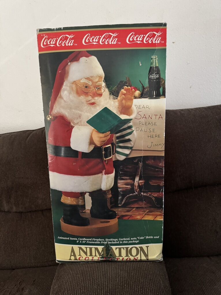 Coca Cola Christmas Santa Decoration