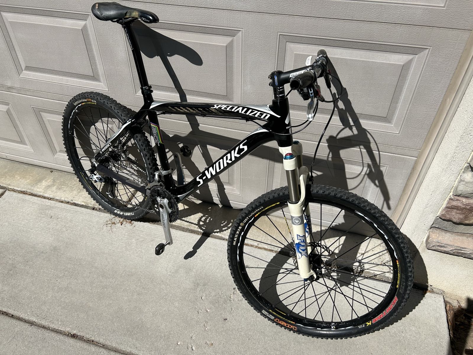 Specialized “S Works” Carbon Hardtail Mountain Bike-Large (26” _ Circa ~2006-2008)