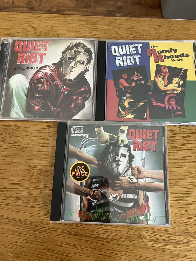 Set Of 3 Quiet Riot CDs