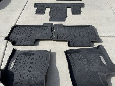 2023 Chevy Traverse Genuine Chevrolet rubber mats