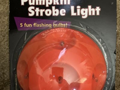 Pumpkin Masters Pumpkin Strobe Light - 5 Flashing Bulbs (New)
