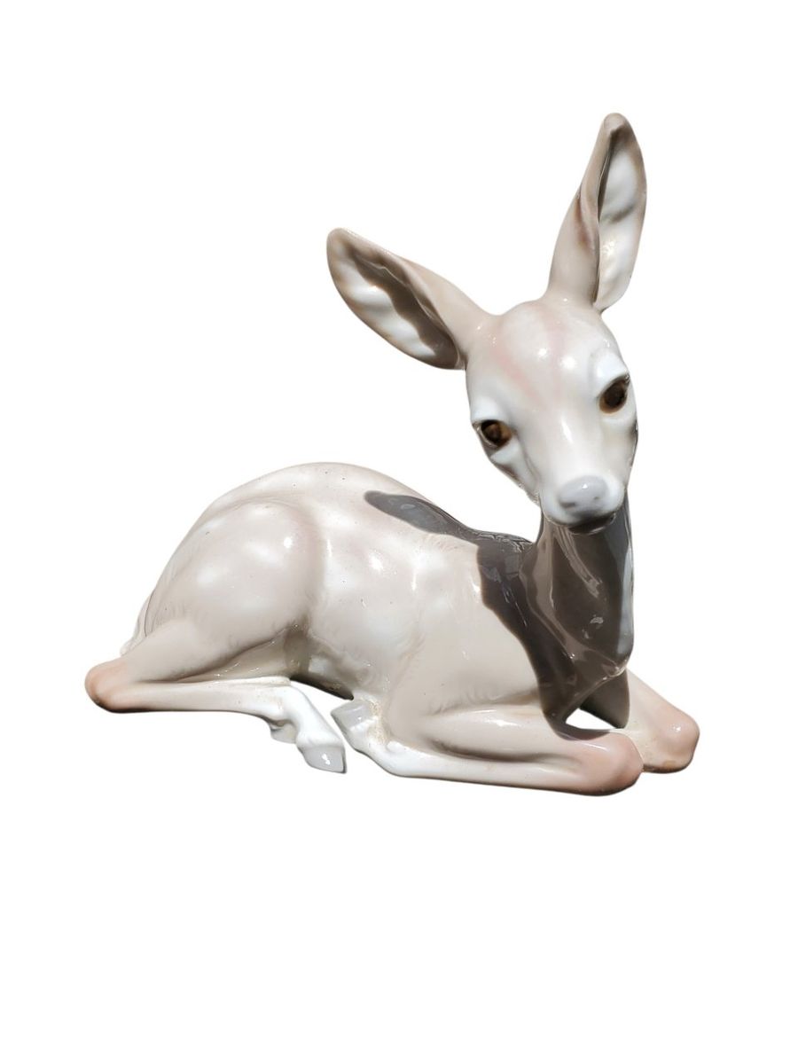 Vintage Lladró Spain Porcelain Fawn Figurine