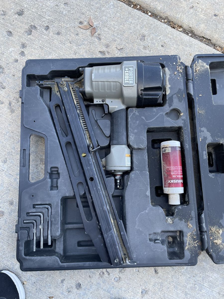 Porter Cable Framing Nailer + nails