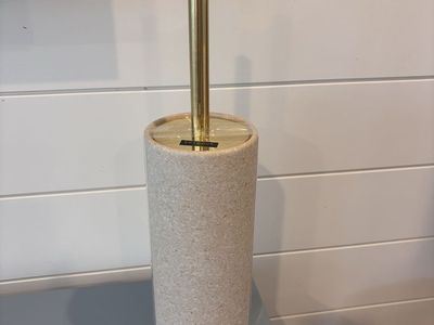 Brand new toilet bowl brush with caddy