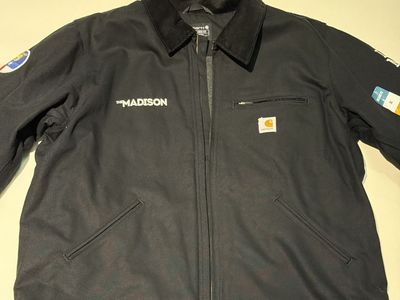 Carhartt Duck Blanket-Lined Detroit Jacket - "The Madison" Custom Embroidered - Men's XL - New With Tags