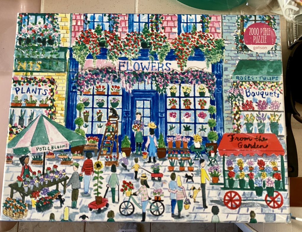 Market In Bloom 2000 Pc Puzzle By Michael Storring