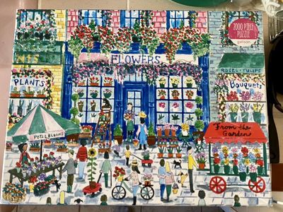 Market In Bloom 2000 Pc Puzzle By Michael Storring