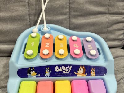 Bluey Xylophone Piano Musical Instrument Toddler Toy - Colorful & Fun
