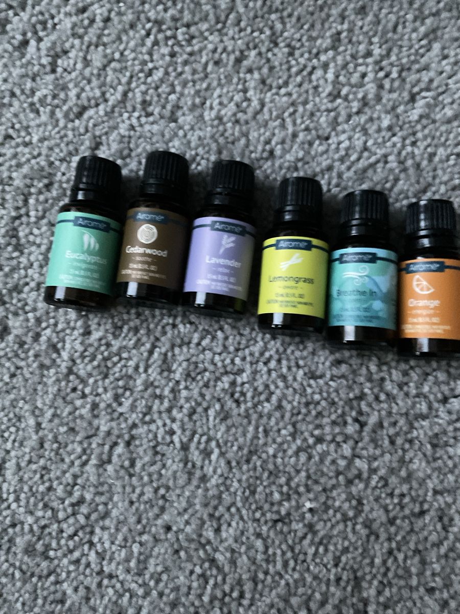 Airome Essential Oils Set of 6 Assorted Scents 15ml