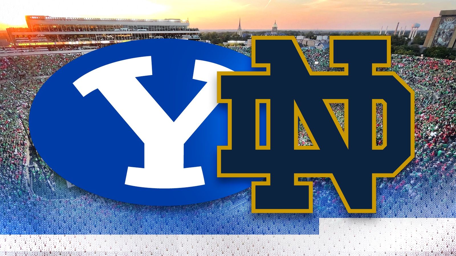 BYU vs Notre Dame 4 LOWER prime seats 