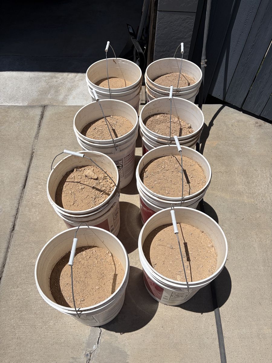 Clean road base - Multiple 6-Gallon Buckets full- Ready for Pickup