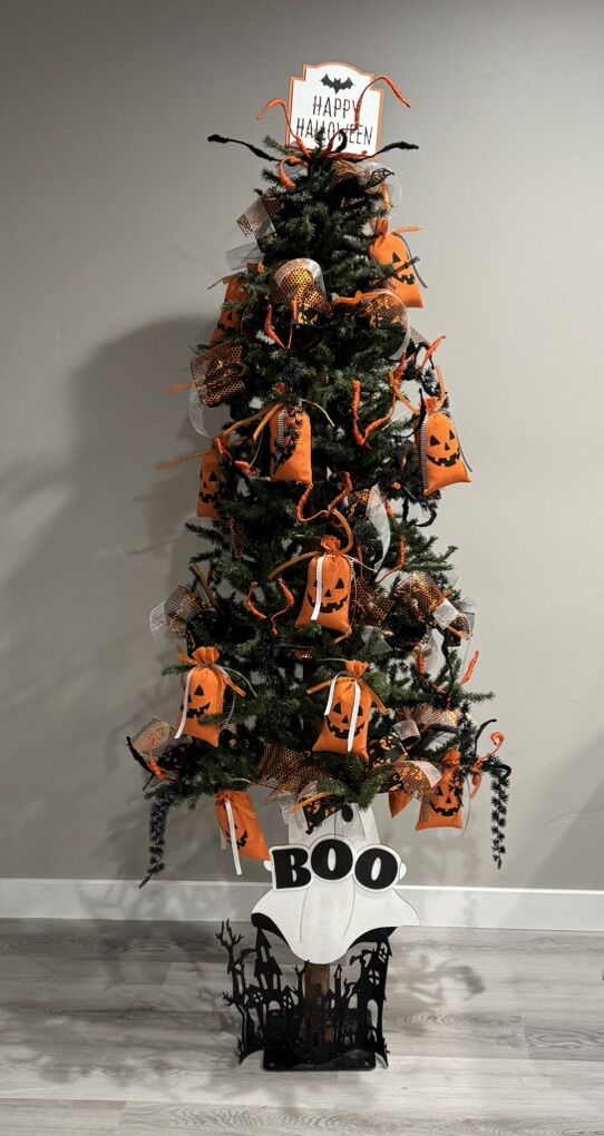 Halloween Tree With Treat Bags