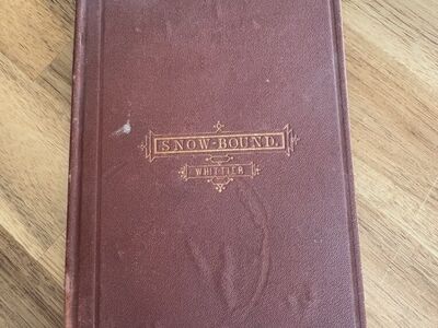 1800's First Edition Snow Bound