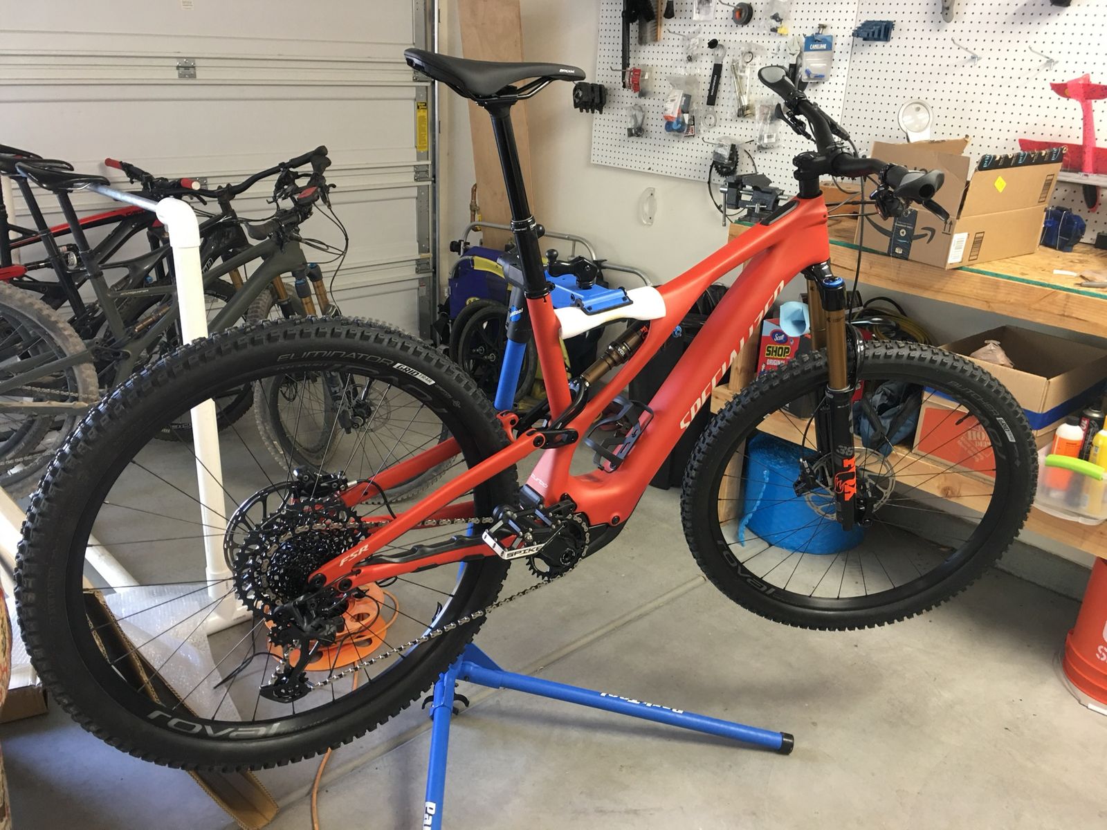 Specialized Turbo Levo SL Comp Carbon Electric Mountain Bike - Red, Full Suspension