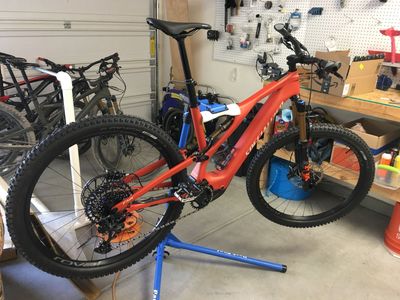 Specialized Turbo Levo SL Comp Carbon Electric Mountain Bike - Red, Full Suspension