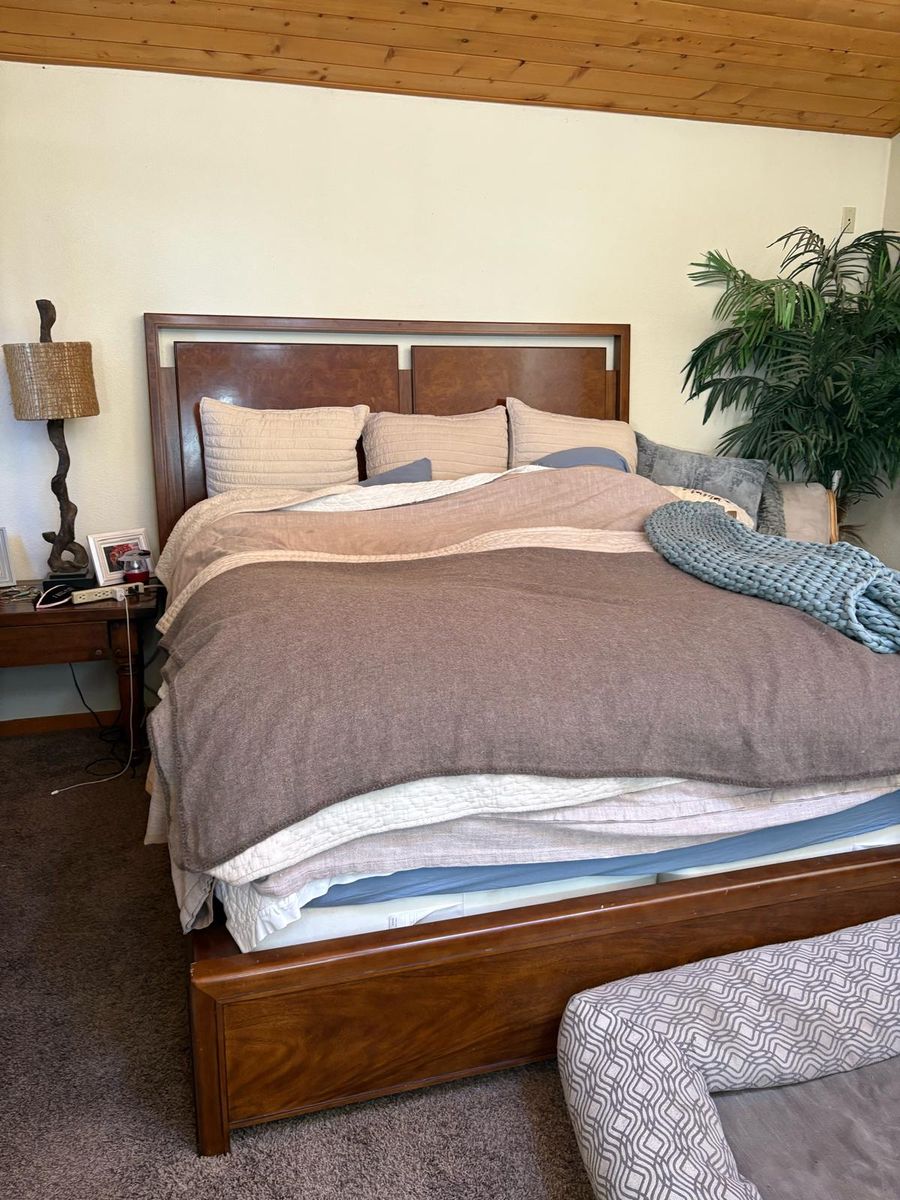 Quality furniture for 5BR home - indoor / outdoor: King size bed and mattress