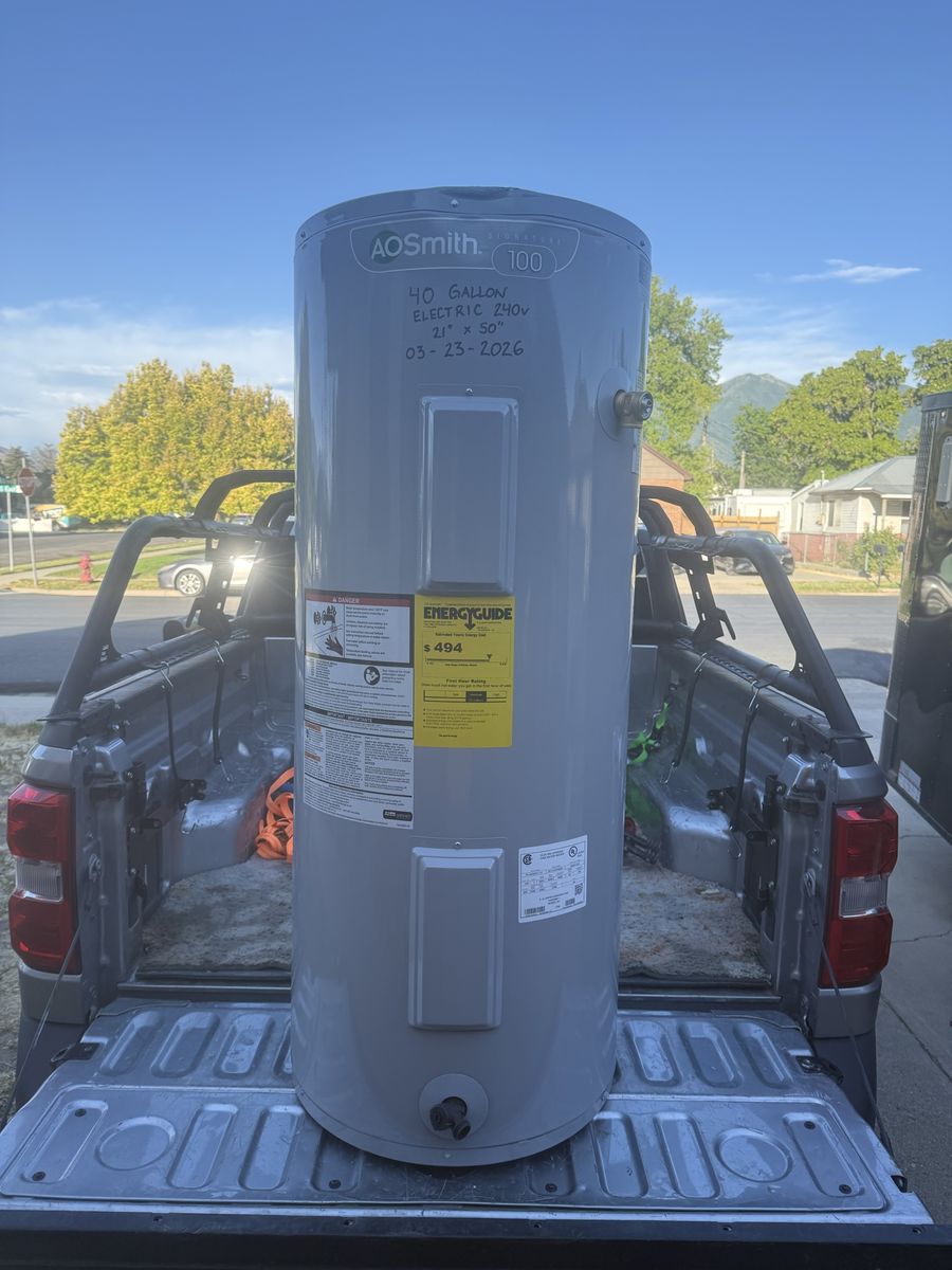 New 40 Gallon Electric Water Heater *FREE DELIVERY*