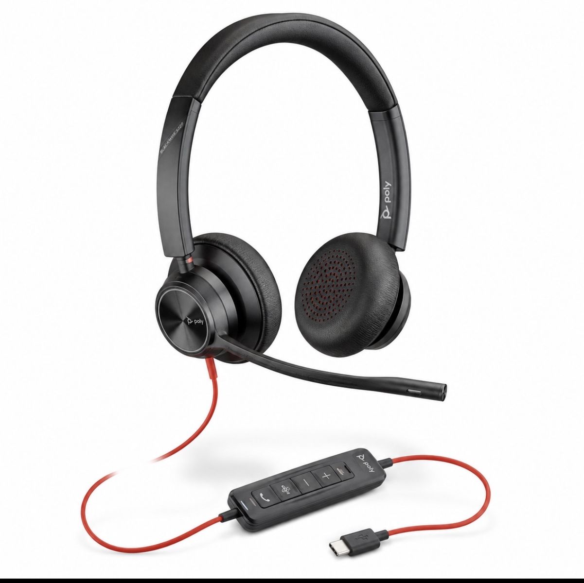 Plantronics Blackwire 5220 USB-C Wired Headset - Tested & Working