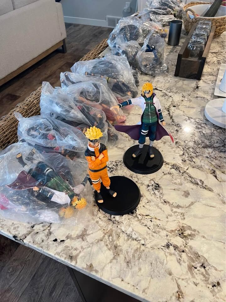 10” Naruto figures 35 pieces