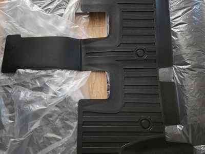 Black All-Weather Floor Mats & Cargo Mat Set for 2020-2024 Hyundai Palisade