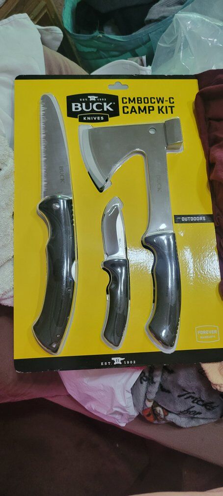 buck knives camping kit