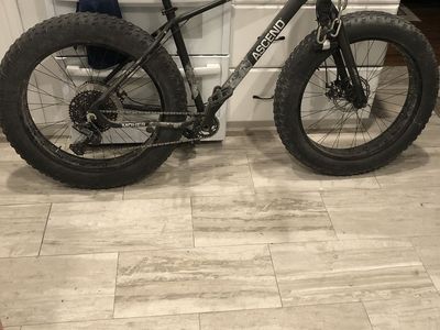 Ascend Moher Fat Tire Mountain Bike - Black/Camo