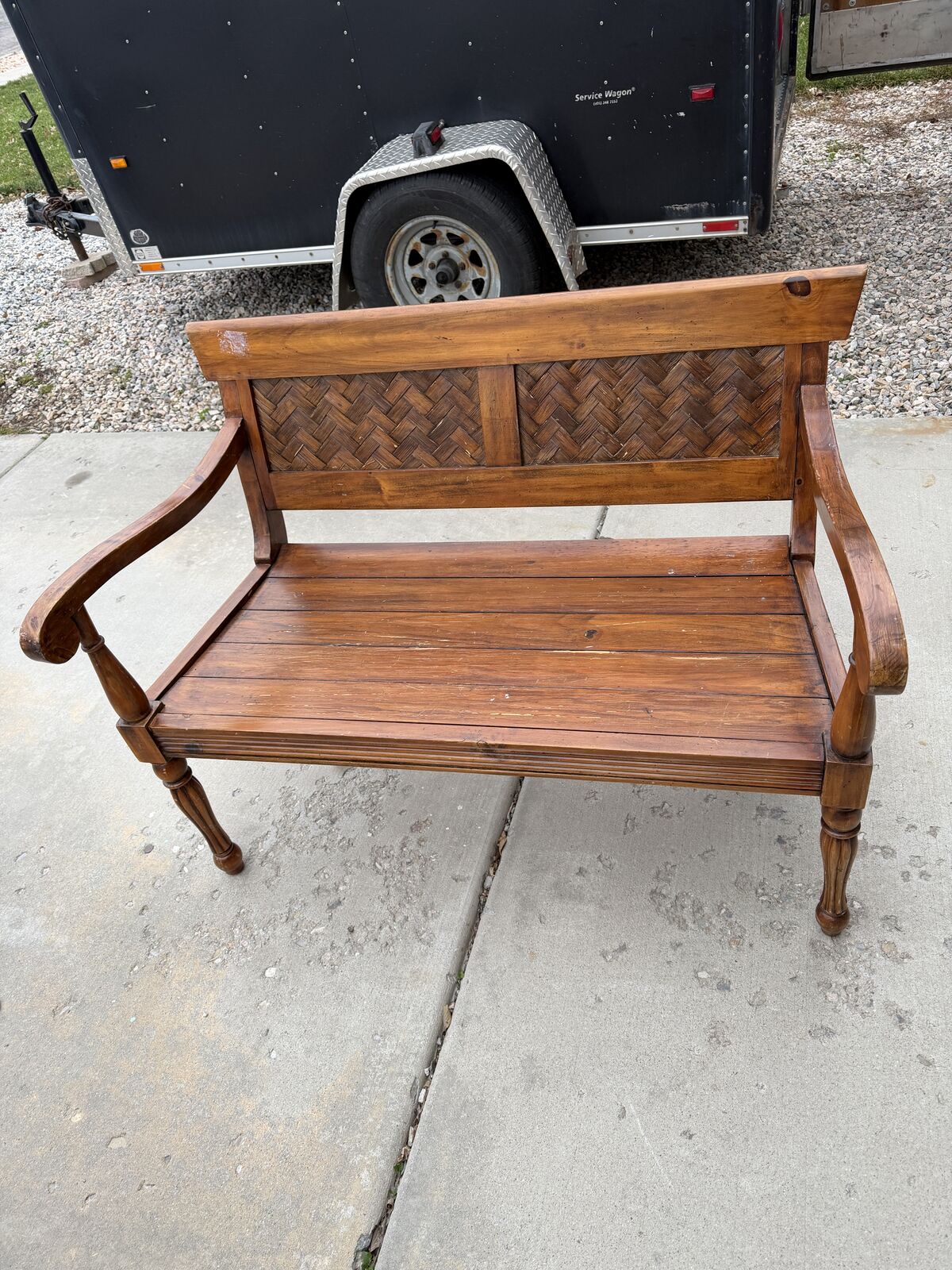Wood Patio/Porch/Indoor Bench