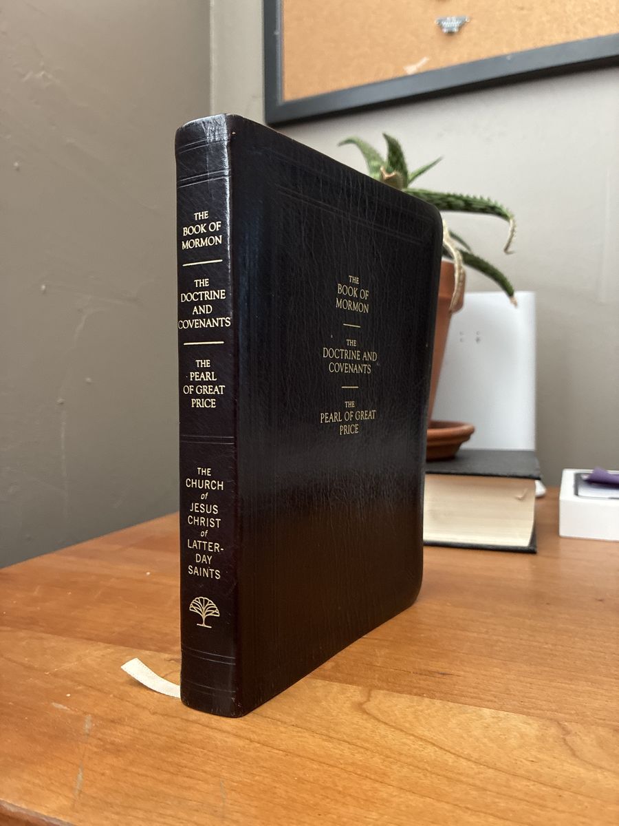 Book Of Mormon Custom Leather