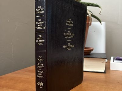 Book Of Mormon Custom Leather