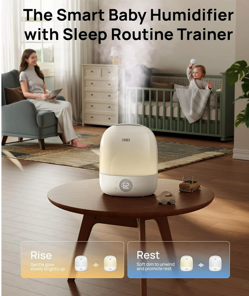 Brand new DREO Ultrasonic Cool Mist 0.8 Gal. Humidifier, 2-pack. 