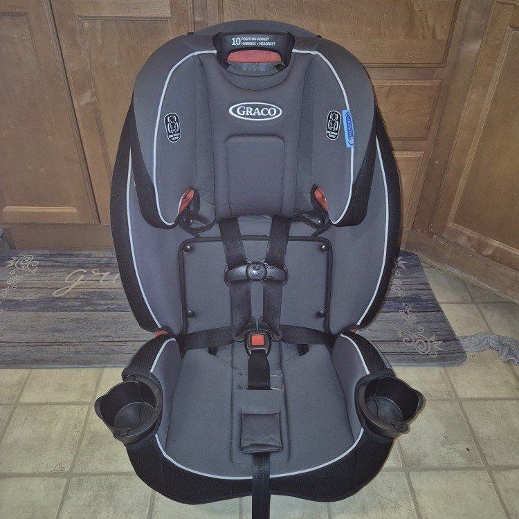 CLEAN! Graco SlimFit 3-in-1 Convertible Car Seat Ultra-Space-Saving Design Darcie Rear Forward- Facing Highback Baby Toddler Kid