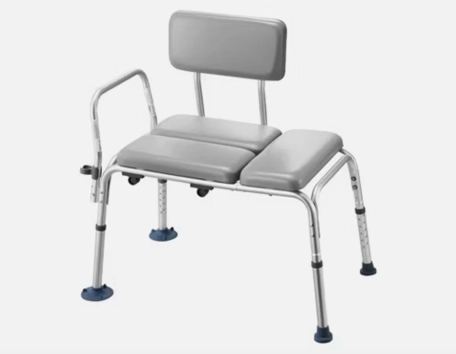 VEVOR Tub Transfer Bench Shower Chair 400lb Capacity Adjustable Bath Seat