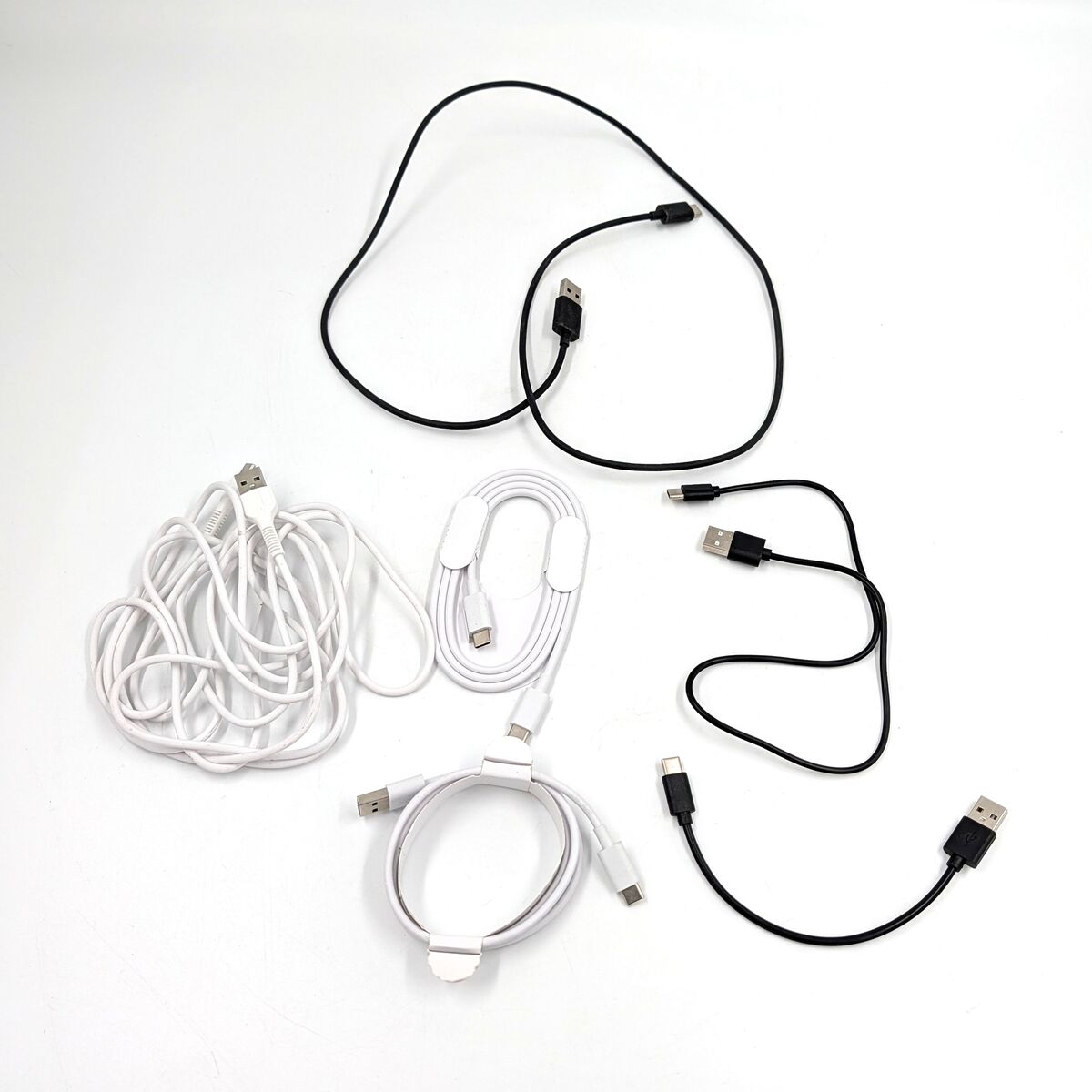 Mixed Assortment of USB C Charging Data Cables Set of 6