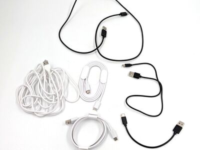 Mixed Assortment of USB C Charging Data Cables Set of 6