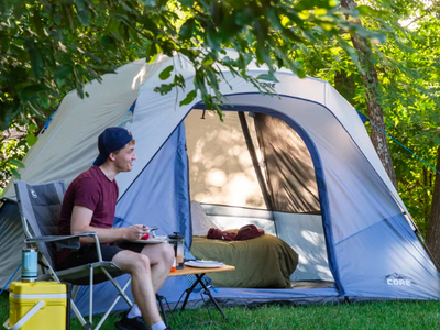 CORE 6-person Lighted Dome Tent - Camping Hunting Outdoors