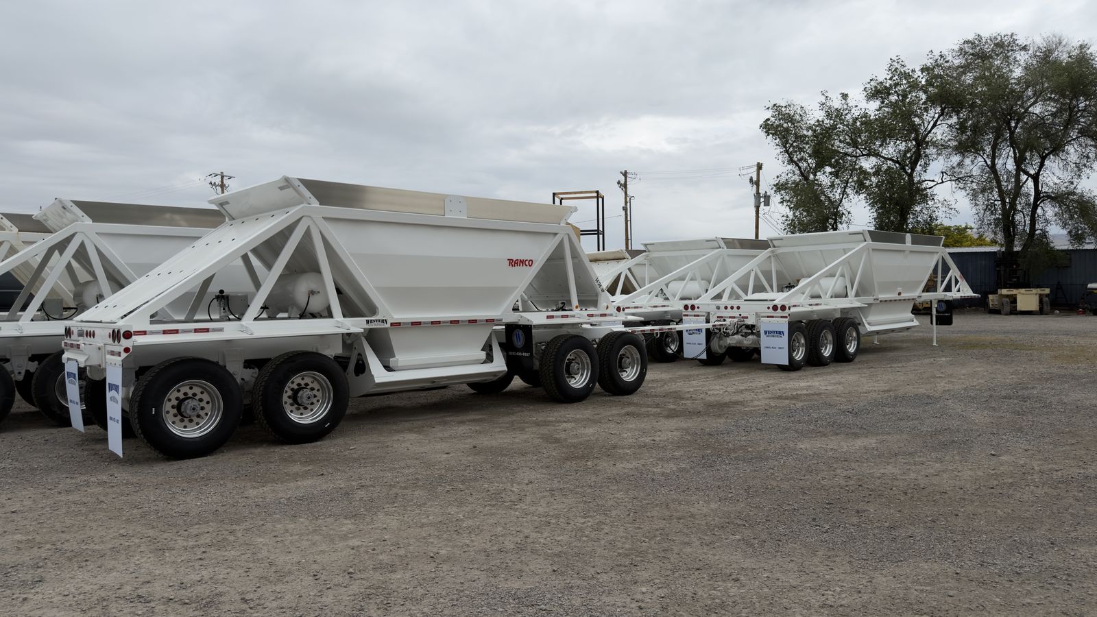 Ranco 7 Axle Bottom Dump Train