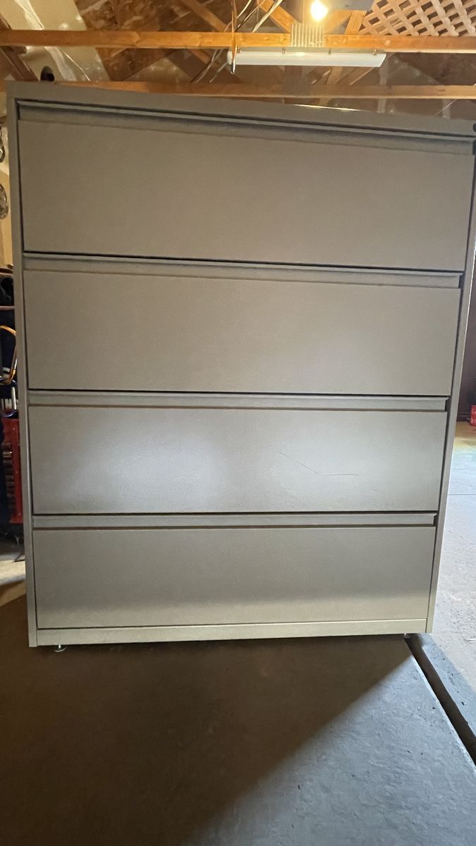 4-Drawer Metal Lateral File Cabinet 