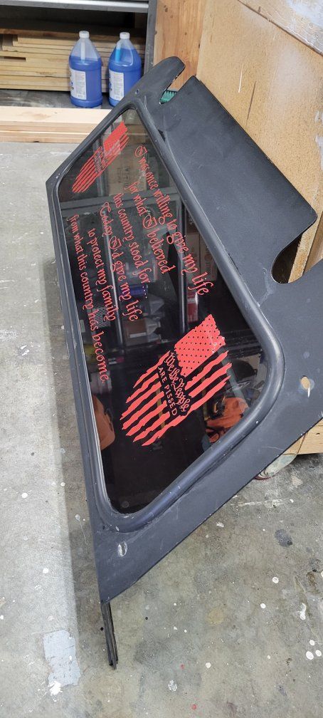 rzr xp 1000 rear window