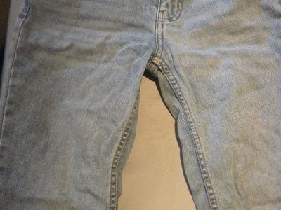 Wonder Nation girls Slim Jeans Size 12 Light Wash Denim Adjustable Waist